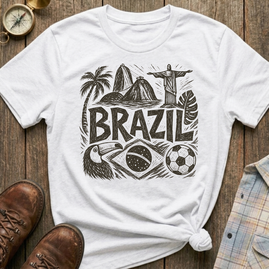 Brazil Sketch T-Shirt