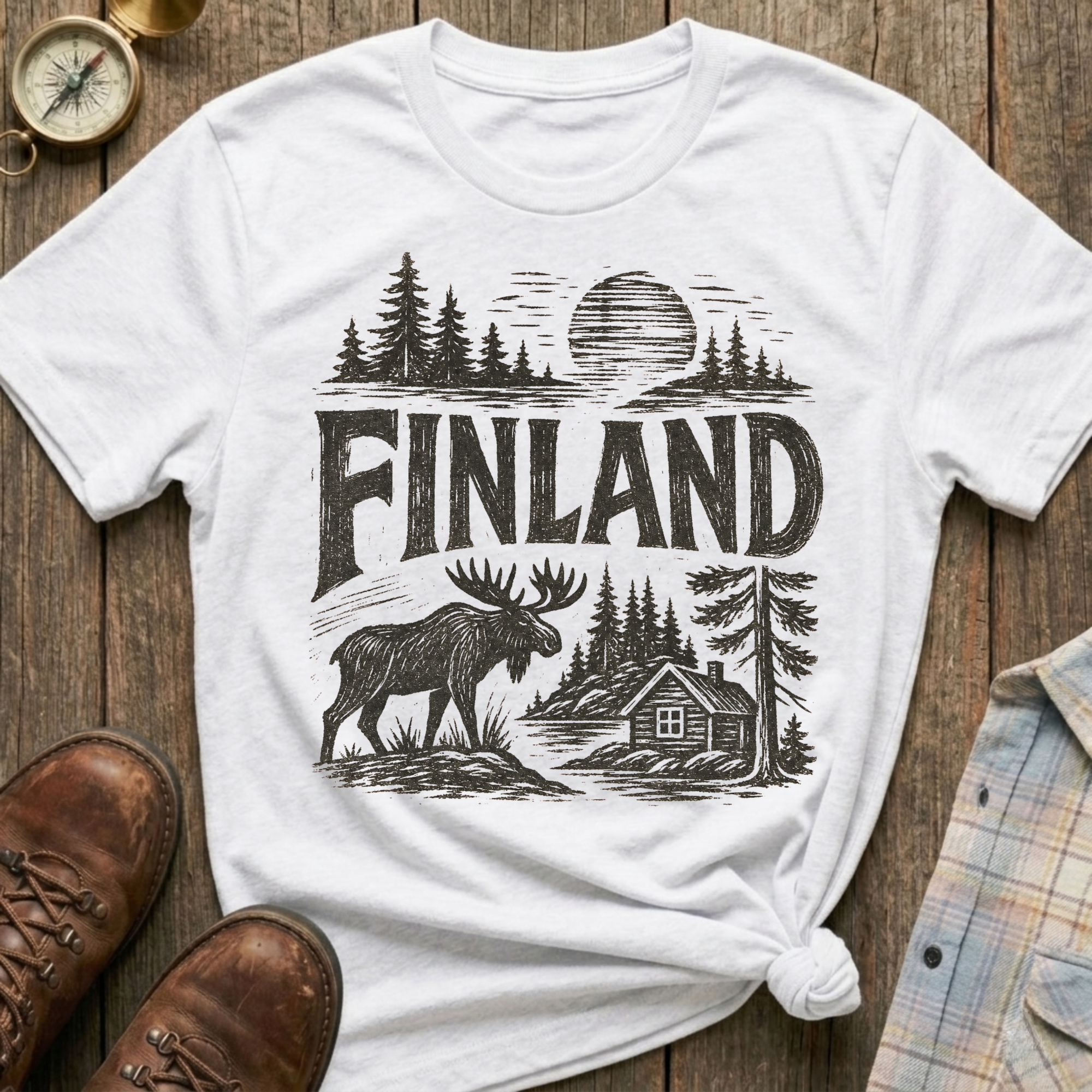 Finland Sketch T-Shirt