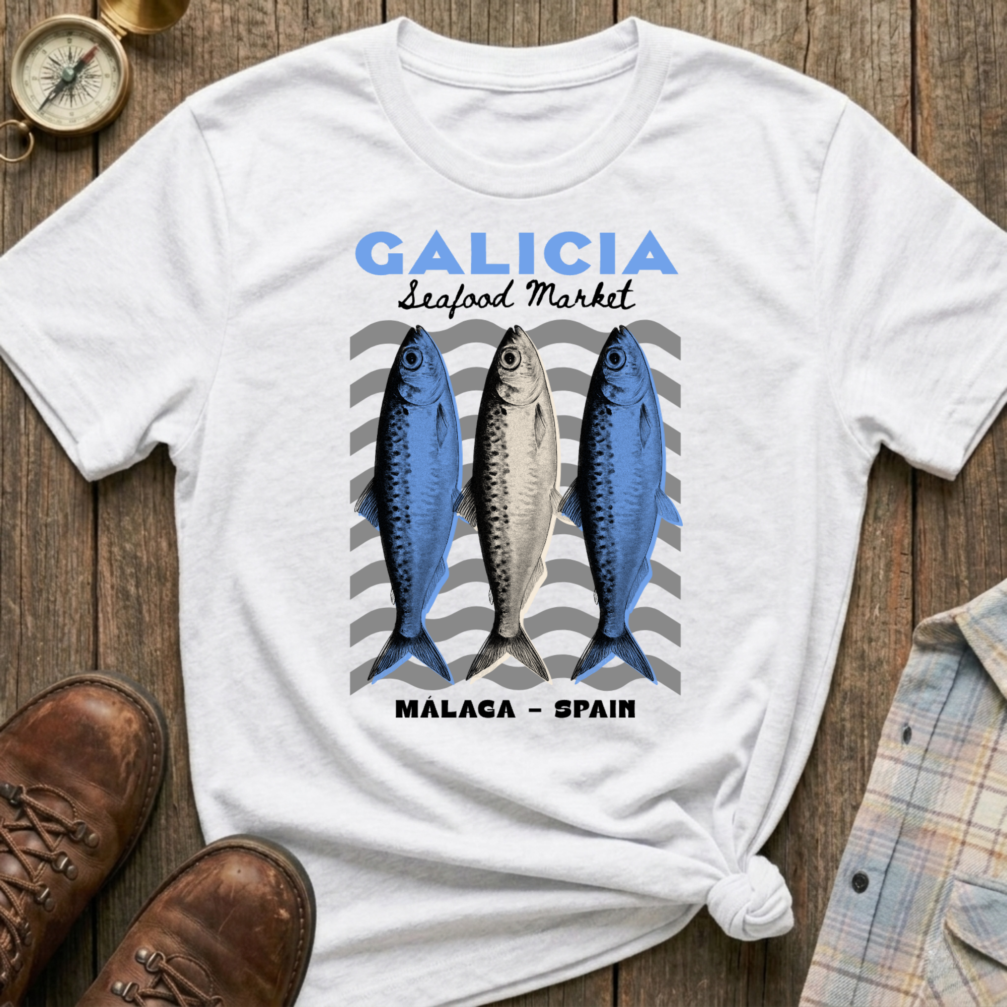 Galicia Seafood Market T-Shirt