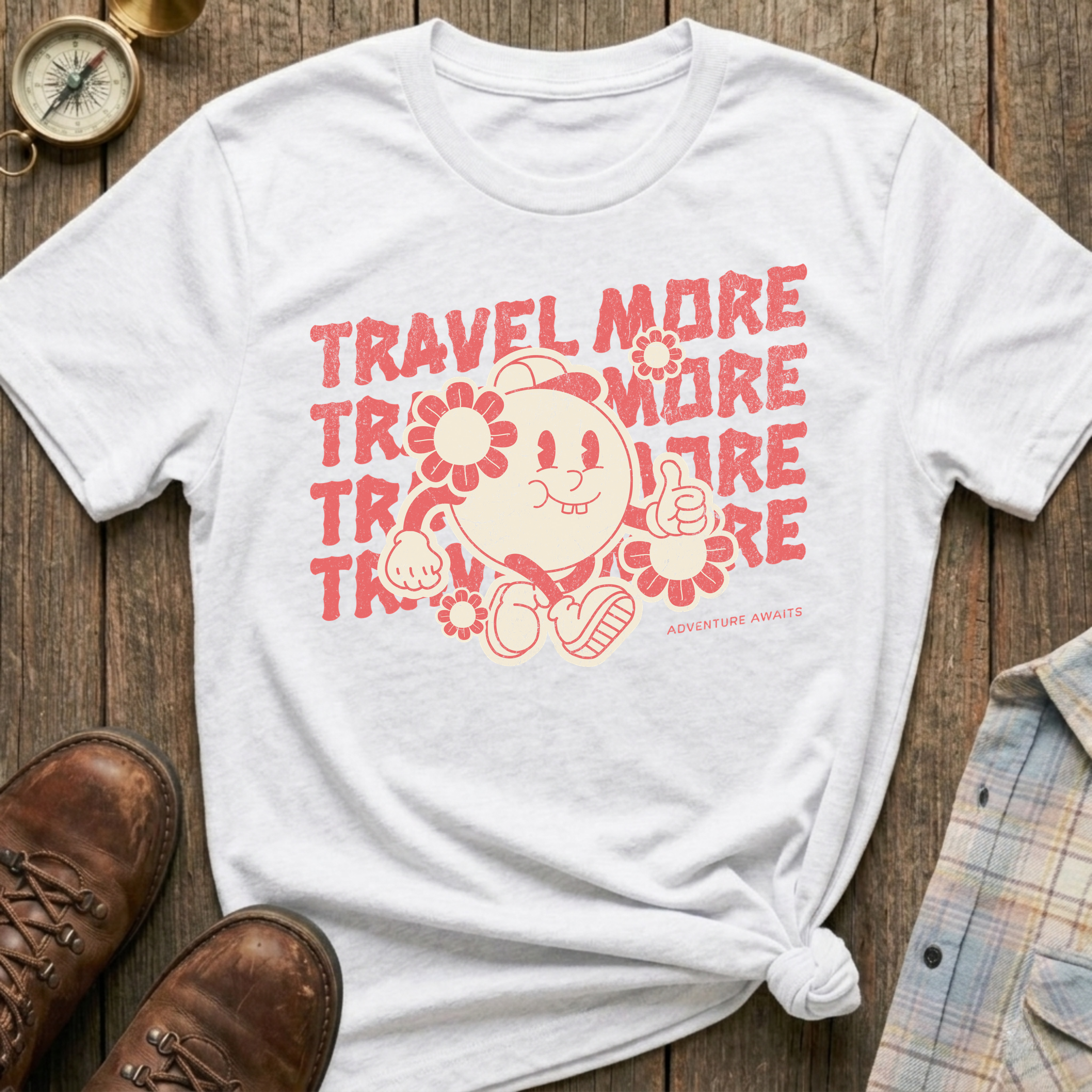 Travel More Graphic T-Shirt