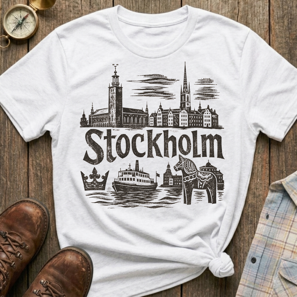Stockholm Sketch T-Shirt