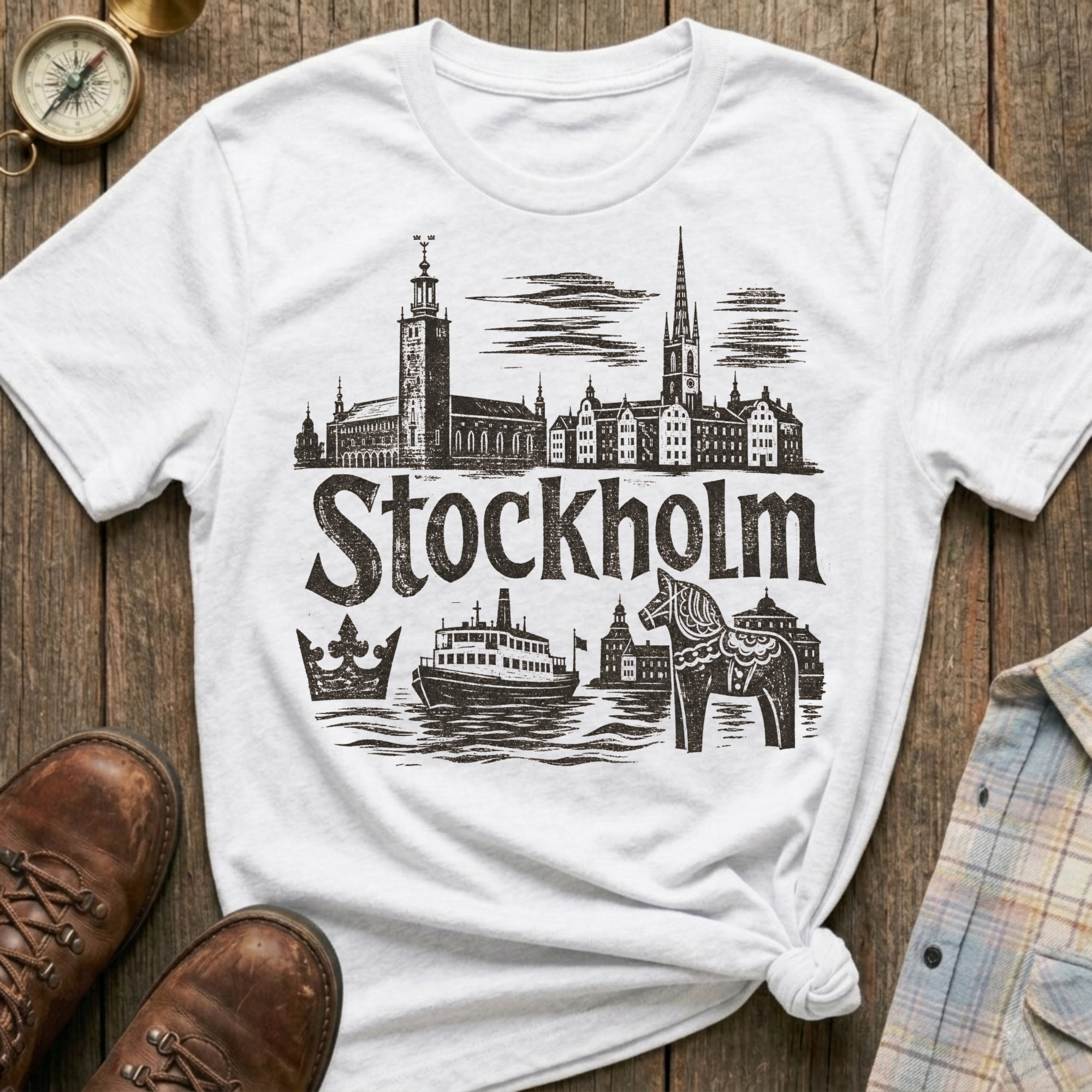 Stockholm Sketch T-Shirt