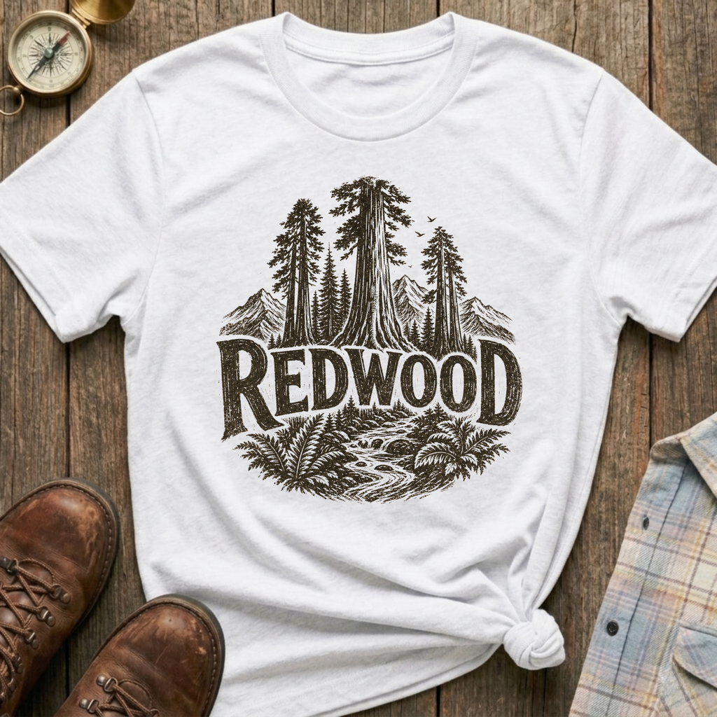 Redwood Sketch T‑Shirt