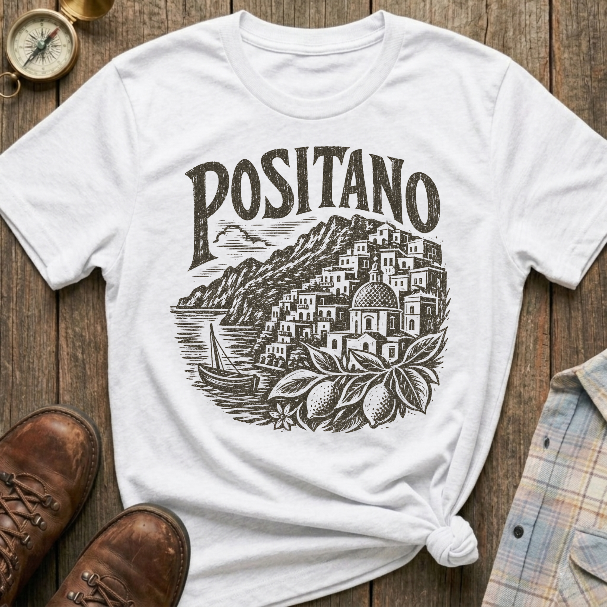 Positano Sketch T-Shirt