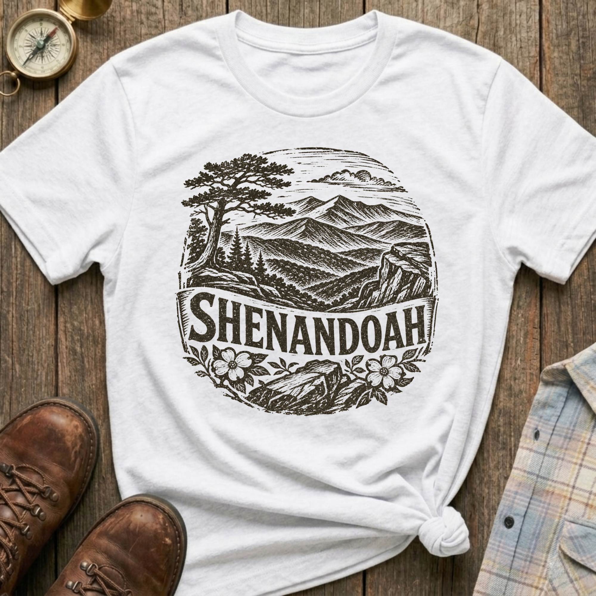 Shenandoah Sketch T‑Shirt