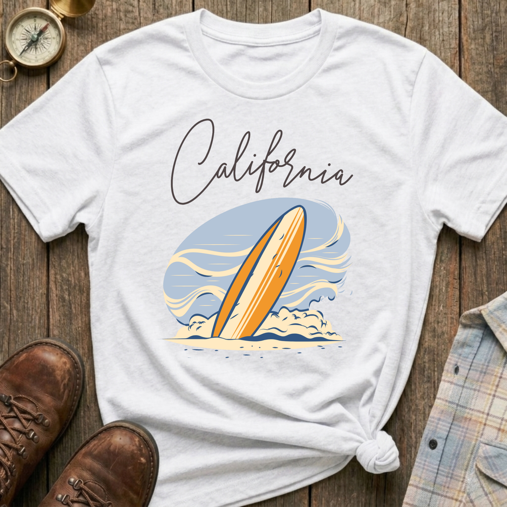 California Surfboard T-Shirt