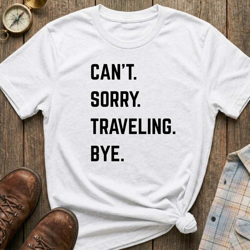 Traveling. Bye. T-Shirt