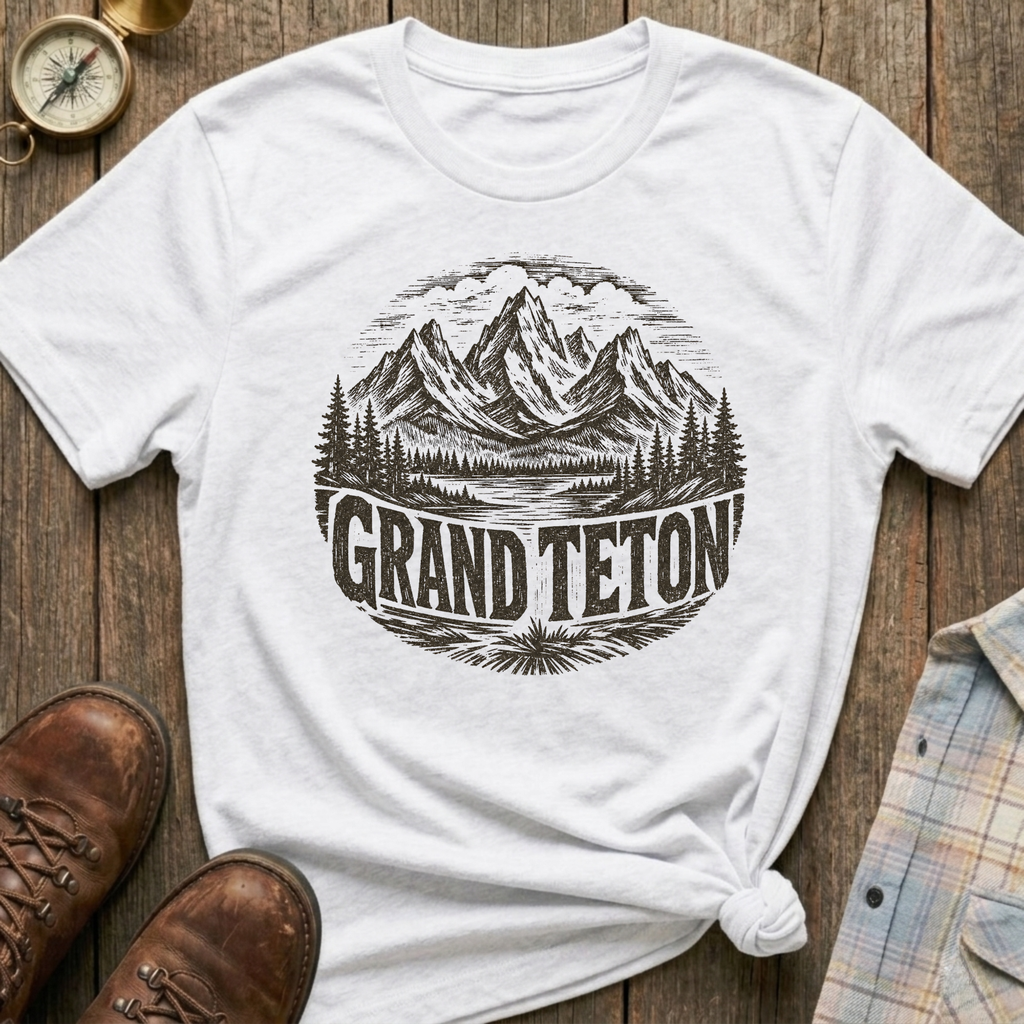 Grand Teton Sketch T-Shirt