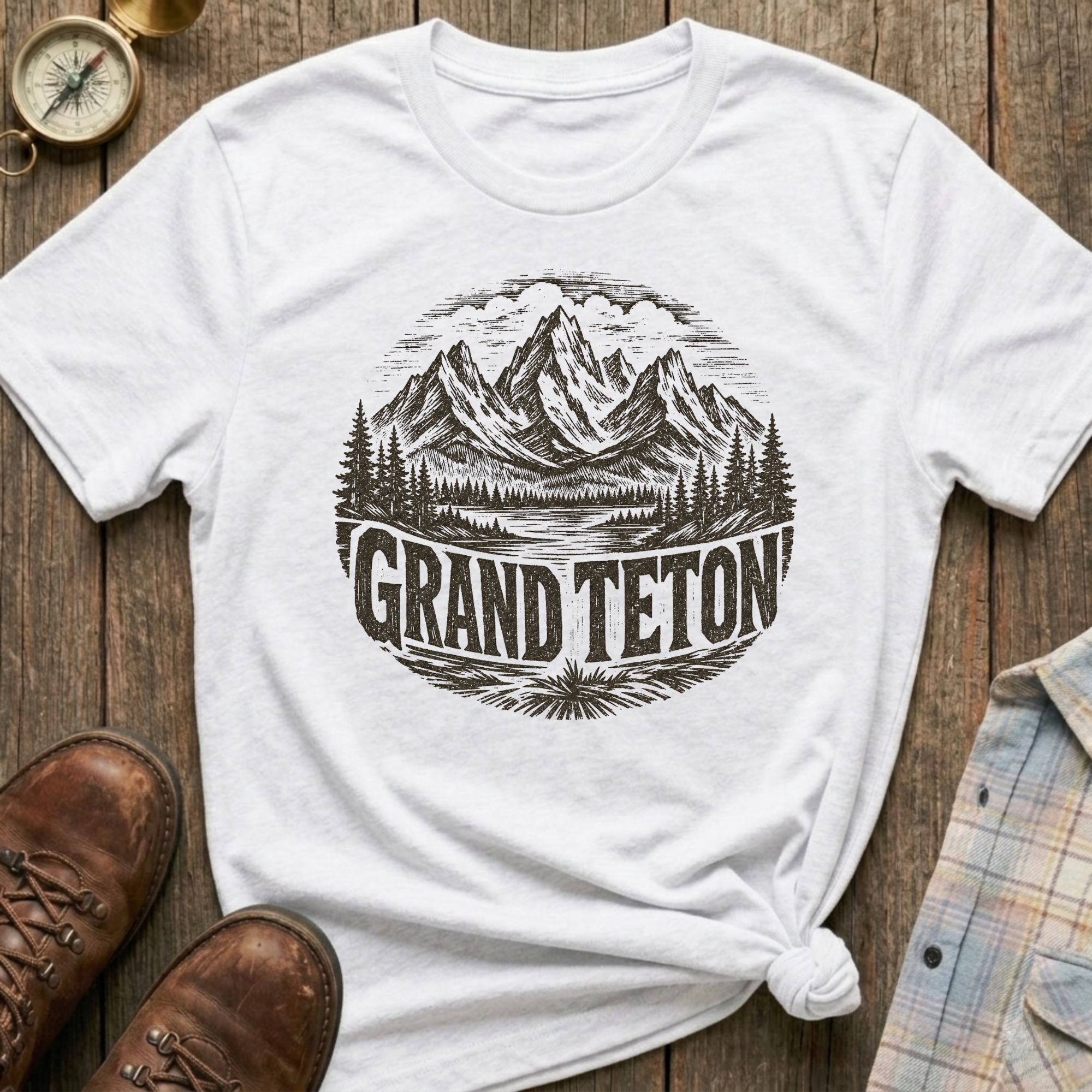 Grand Teton Sketch T-Shirt