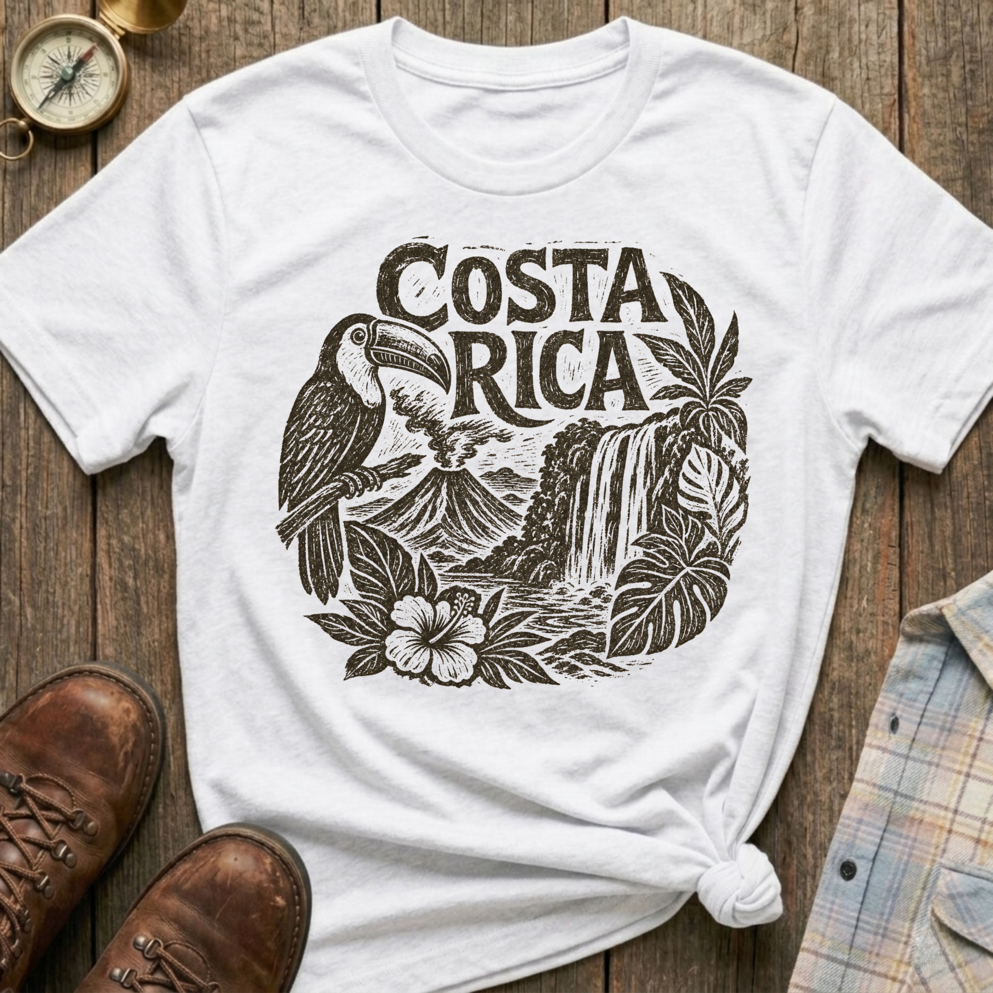 Costa Rica Sketch T-Shirt