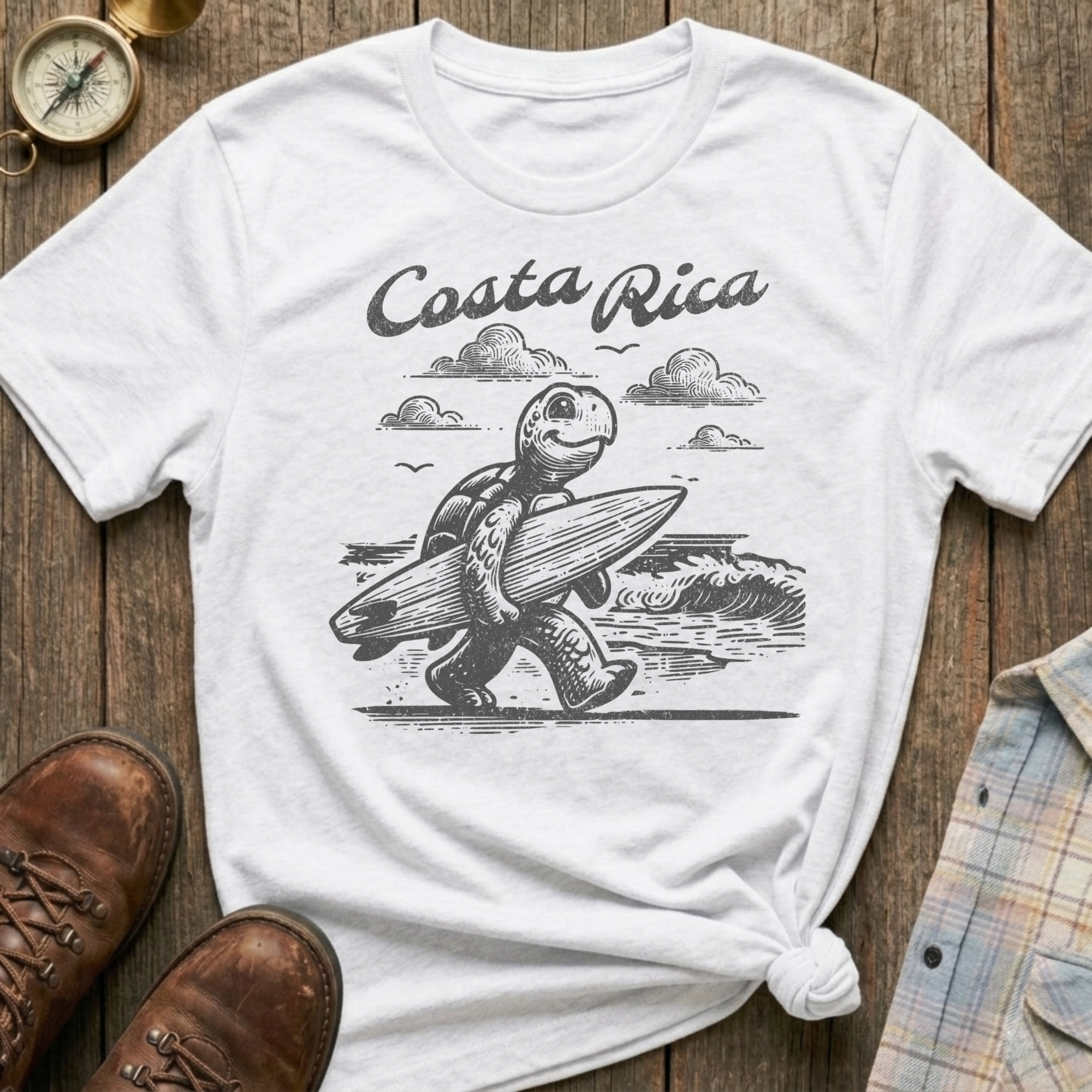 Costa Rica Turtle T-Shirt