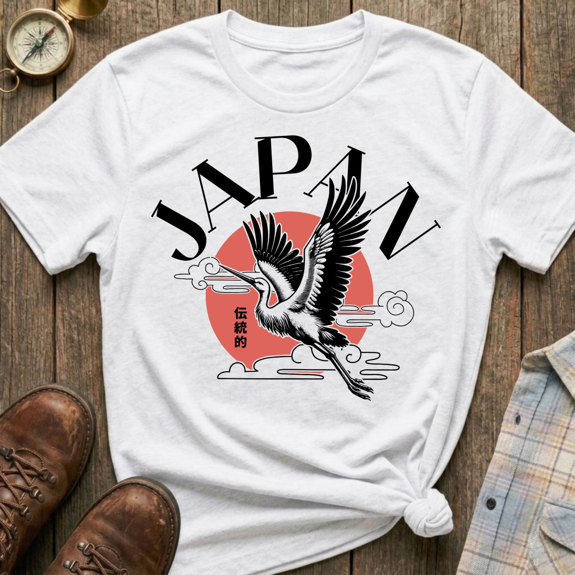 Japan Crane T-Shirt