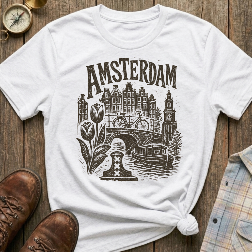 Amsterdam Sketch T-Shirt