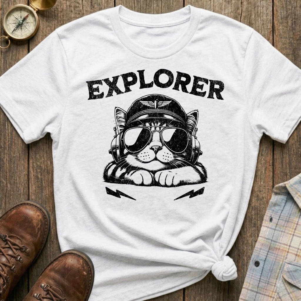 Explorer Cat T-Shirt