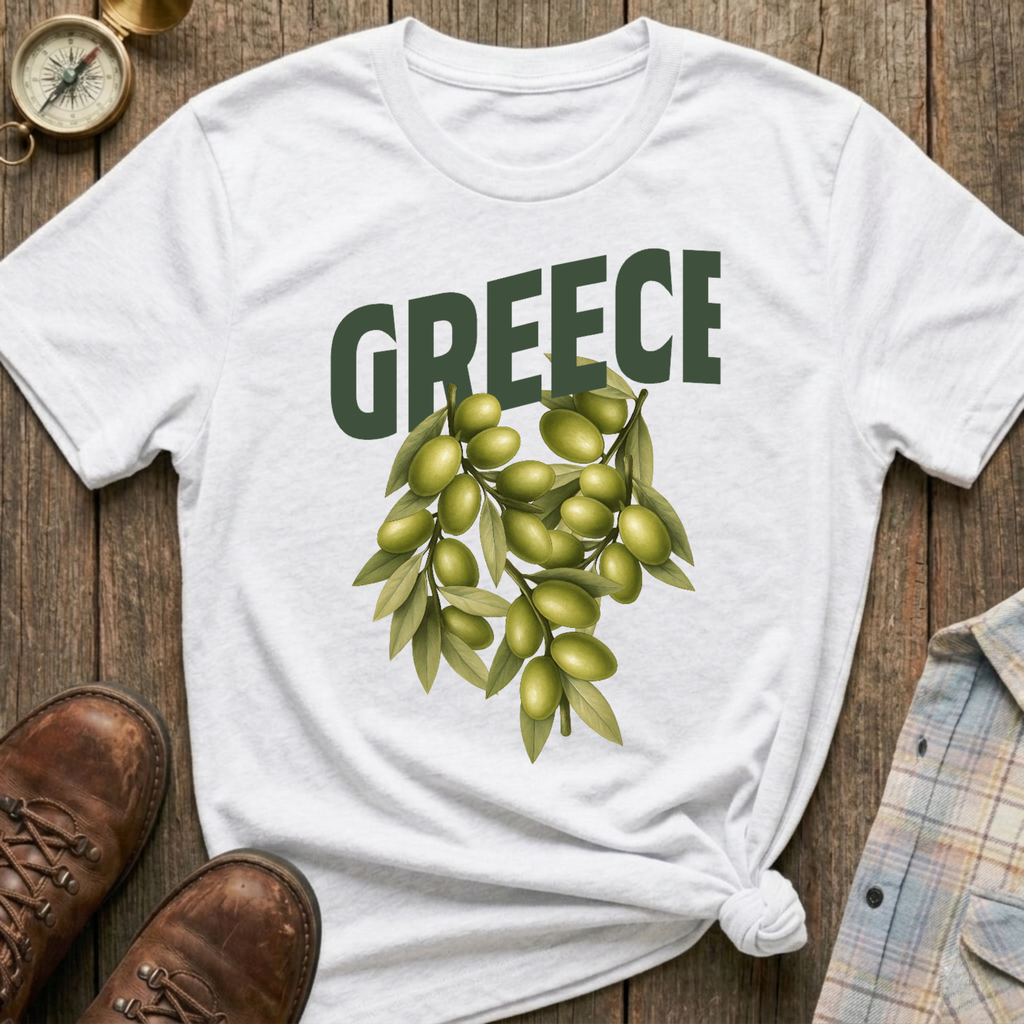 Greece Olive T-Shirt