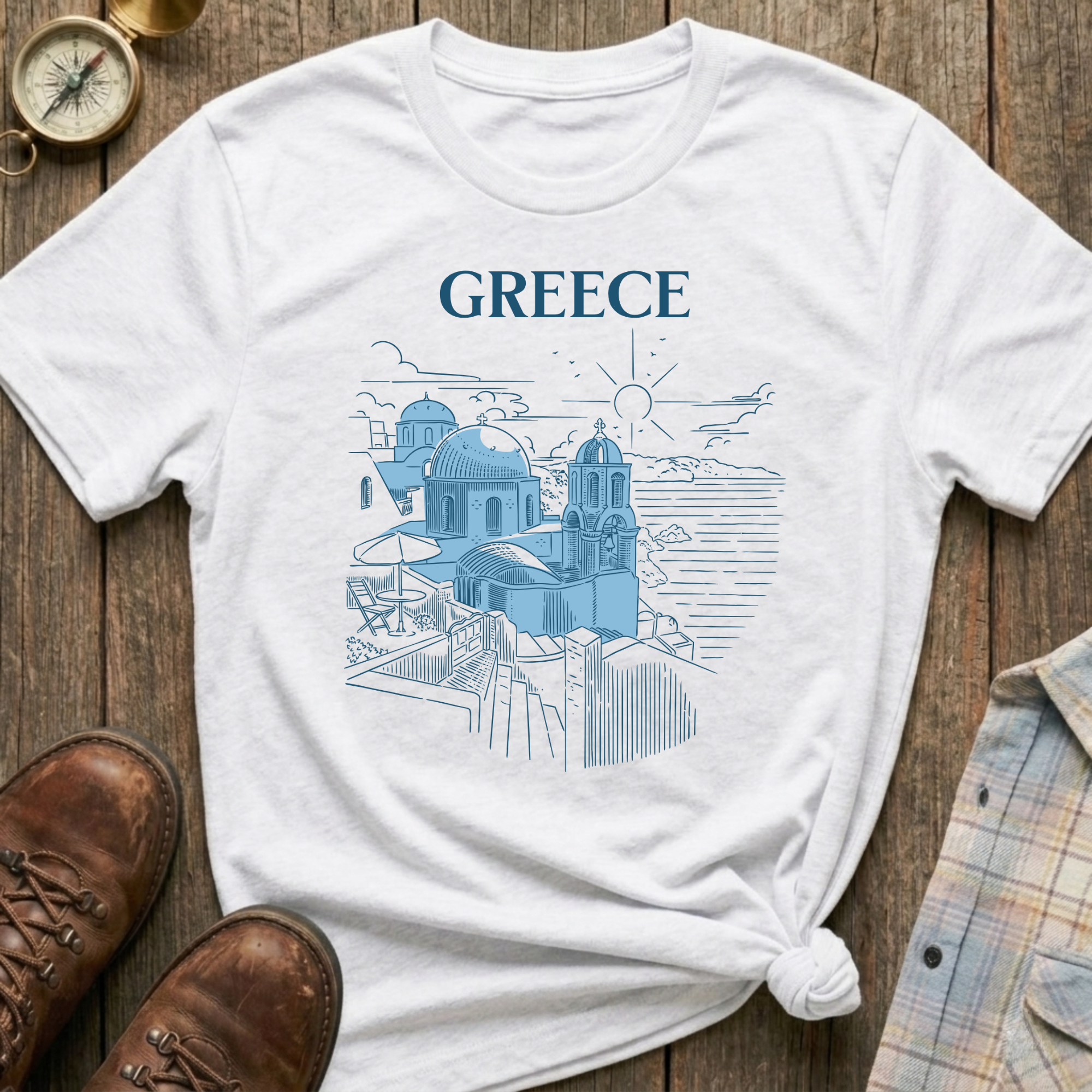 Greece Graphic T-Shirt
