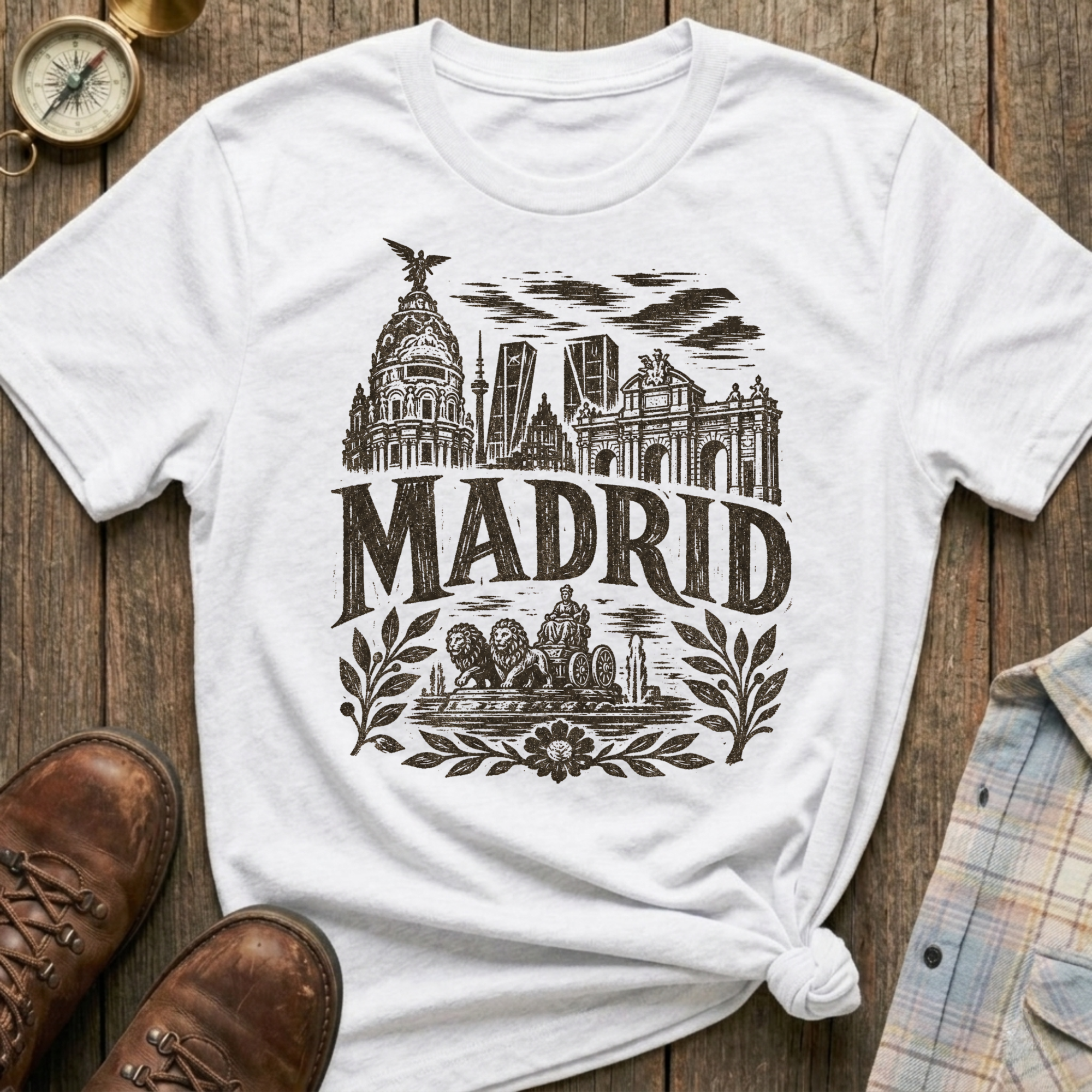 Madrid Sketch T-Shirt