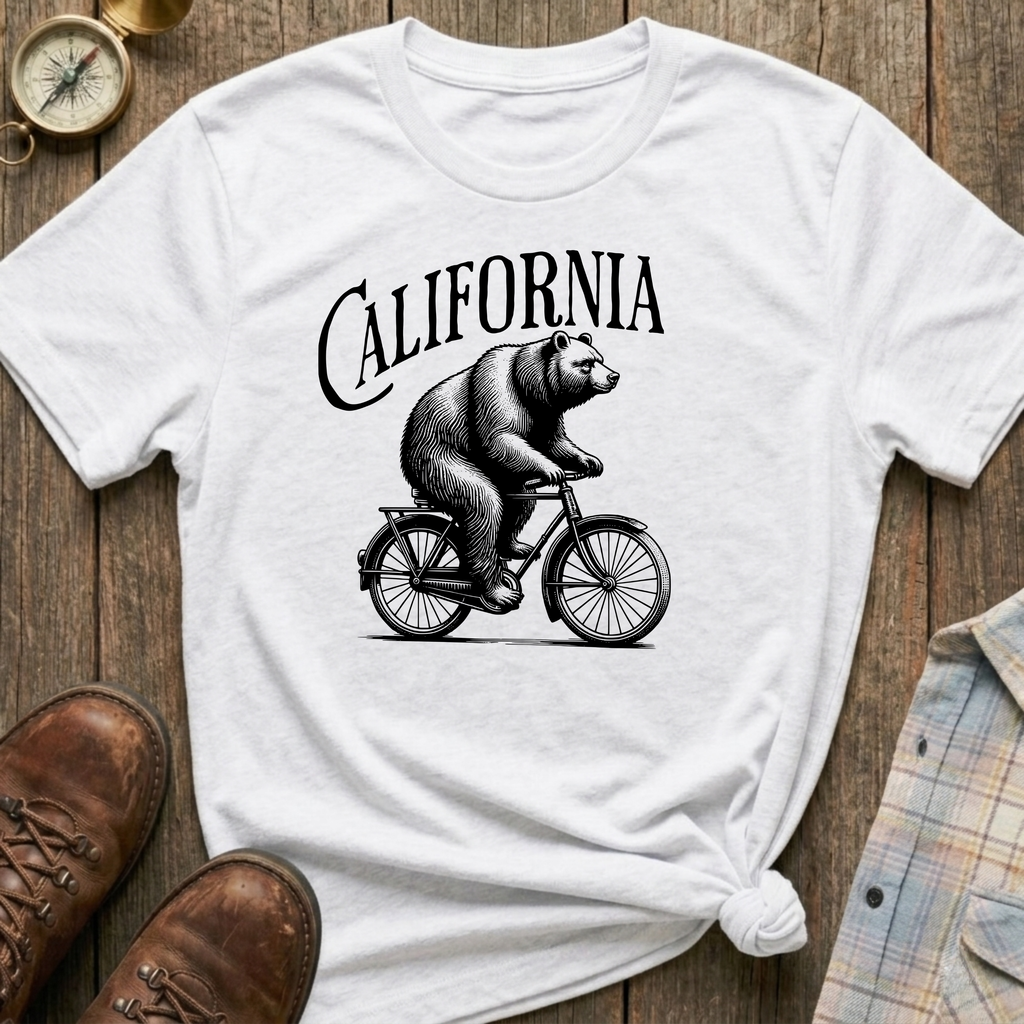 California Bear Graphic T‑Shirt