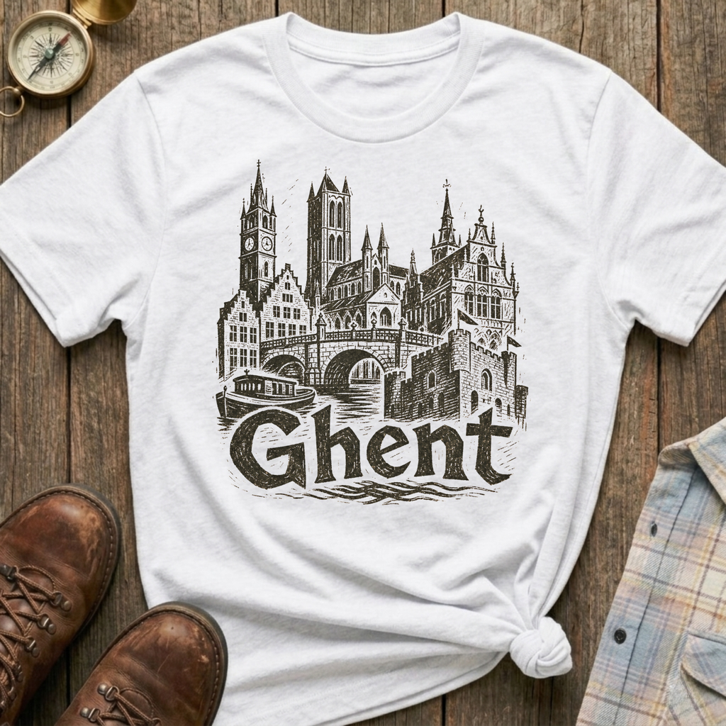 Ghent Sketch T‑Shirt