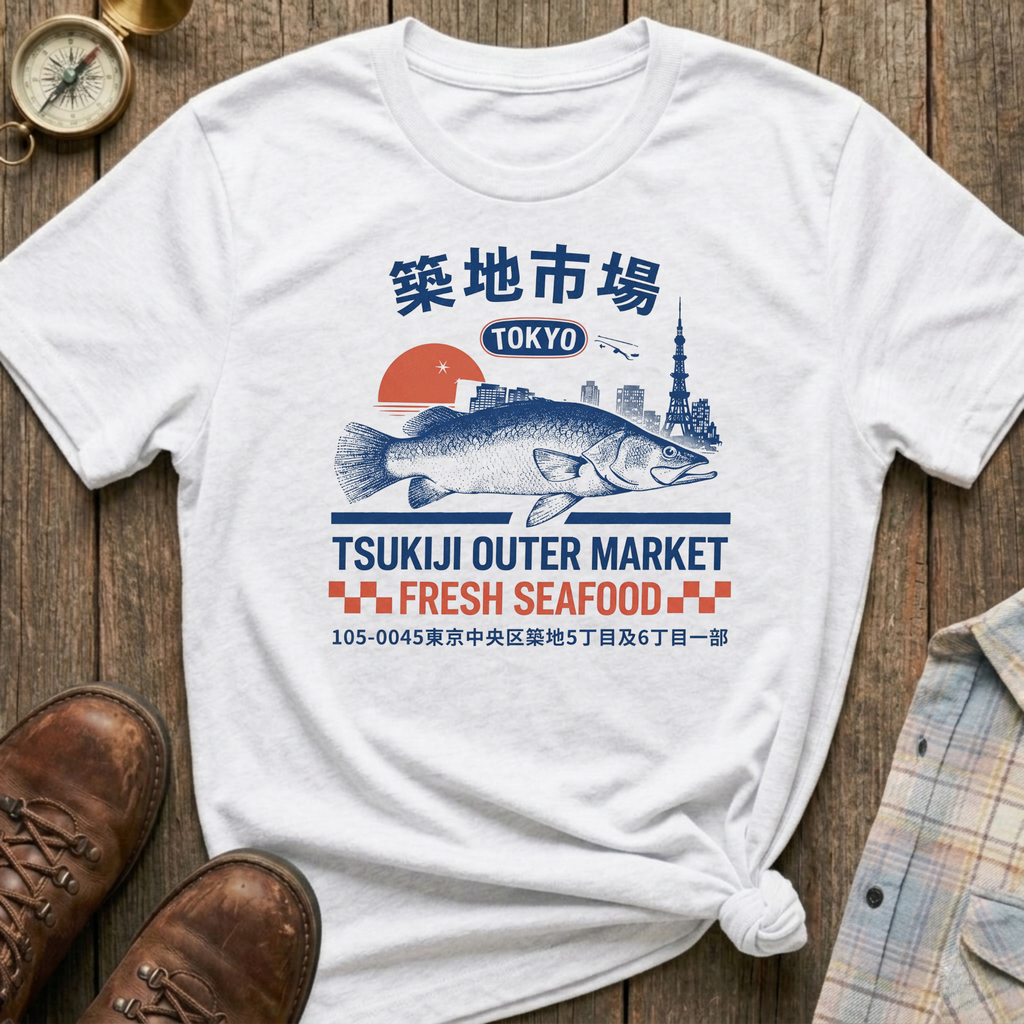 Tsukiji Fish Market T-Shirt